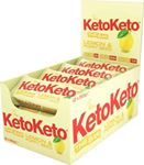 KetoKeto 100% Vegan Protein Bar - 12x50g Lemon and Poppy Seed