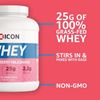 Picture of ICON Nutrition 100% Whey Protein - 2.27kg Strawberry Milkshake