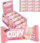 Lexi's Crispy Treats - 12x25g Strawberry & White Choc