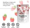 Picture of Maxi Nutrition MaxWhey 100% Whey - 420g Strawberry