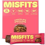 Misfits Vegan Protein Bar - 12x45g Milk Chocolate Speculoos