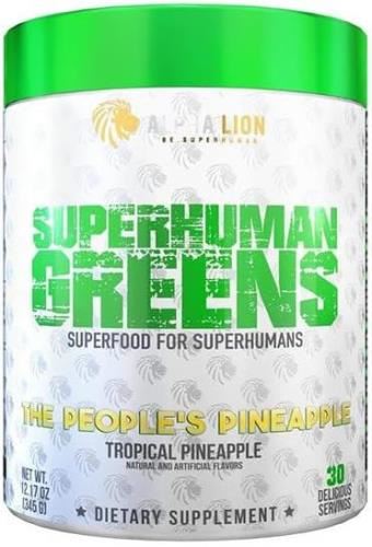 Alpha Lion SuperHuman Greens - 345g Manchild Mango