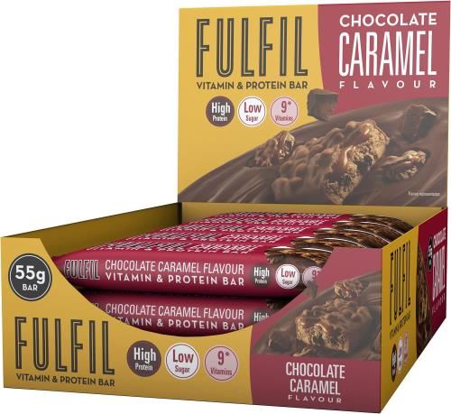 Fulfil Vitamin & Protein Bar - 15x55g Chocolate Caramel