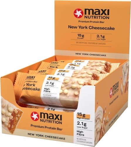 Maxi Nutrition Premium Protein Bar - 12x45g New York Cheesecake