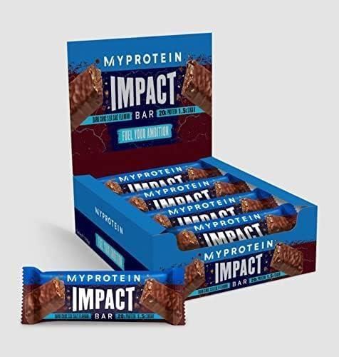 MyProtein Impact Protein Bar - 12x64g Dark Chocolate Sea Salt