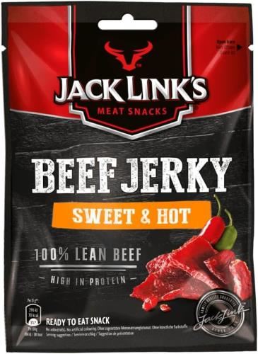 Jack Links Beef Jerky - 12x25g Sweet and Hot