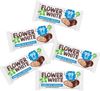 Flower & White Vegan Meringue Bar - 12x20g Double M*lk Chocolate Meringue