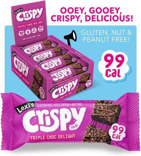 Lexi's Crispy Treats - 12x25g Triple Choc Delight