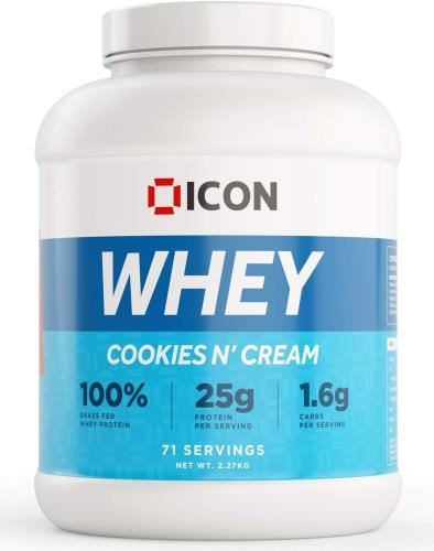 ICON Nutrition 100% Whey Protein - 2.27kg Cookies & Cream