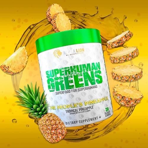 Alpha Lion SuperHuman Greens - 345g The People Pineapple