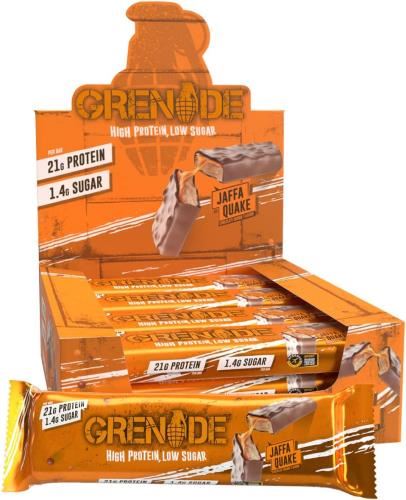 Grenade Protein Bar - Jaffa Quake 12x60g