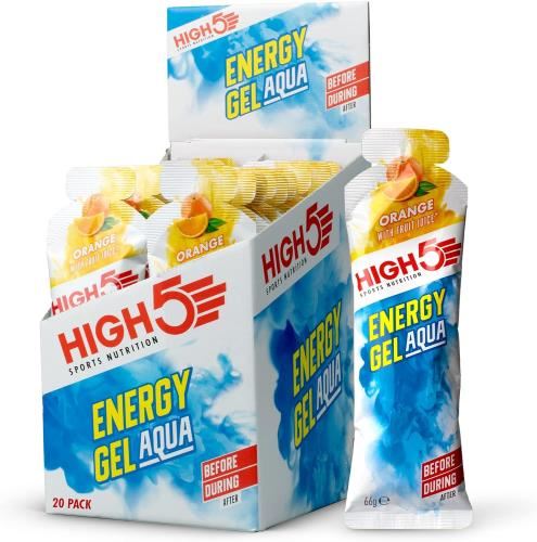 HIGH5 Energy Gel: Aqua - 20x66g Orange