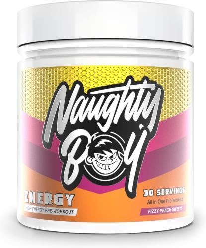 Naughty Boy Energy - 390g Fizzy Peach Sweets