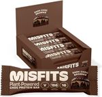 Misfits Vegan Protein Bar - 12x45g Chocolate Brownie