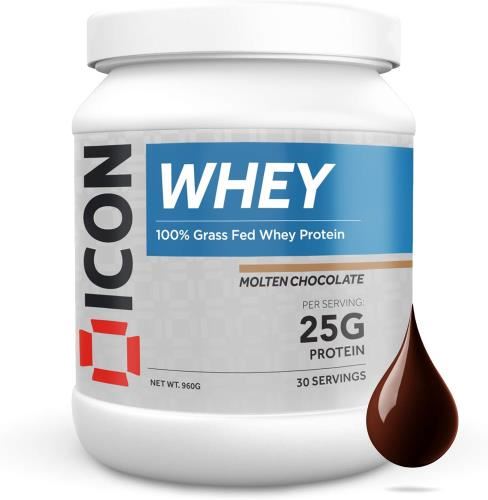 ICON Nutrition 100% Whey Protein - 960g Molten Chocolate