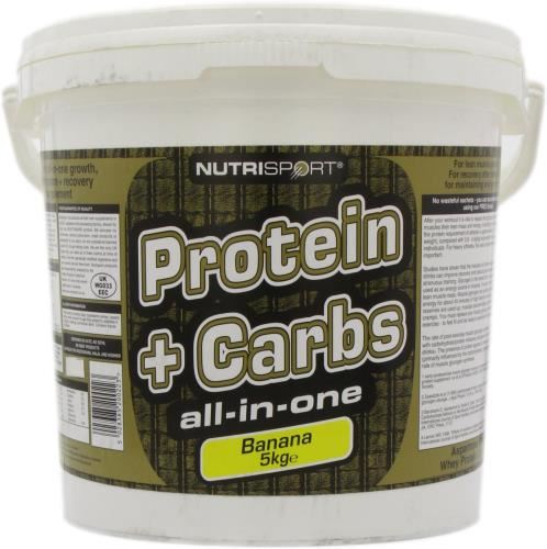 NutriSport Protein + Carbs - 5kg Banana