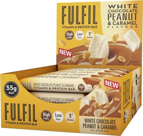 Fulfil Vitamin & Protein Bar - 15x55g White Peanut & Caramel