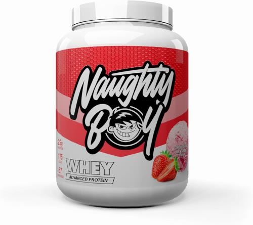 Naughty Boy Whey Advanced Protein - 2010g Strawberry Milkshake