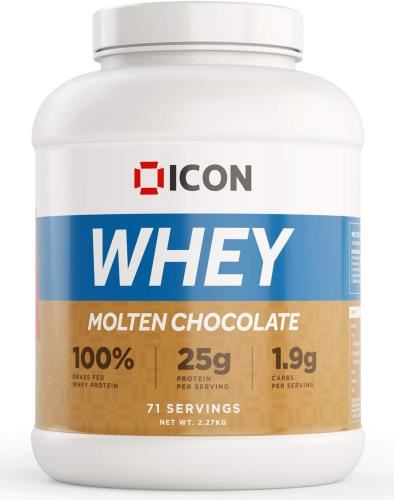 ICON Nutrition 100% Whey Protein - 2.27kg Molten Chocolate