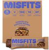 Misfits Vegan Protein Bar - 12x45g Milk Chocolate Vegan Cookie Dough