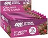 Optimum Nutrition Crunch Protein Bar - 12x55g Choc Red Berry