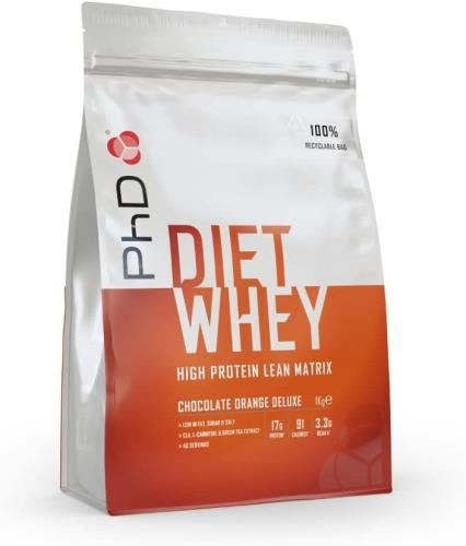 PhD Nutrition Diet Whey Protein - 1kg Chocolate Orange