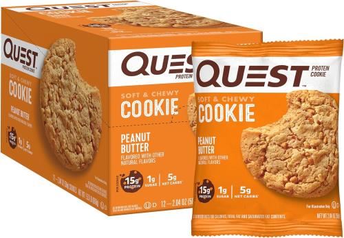 Quest Nutrition Protein Cookie - 12x59g Peanut Butter