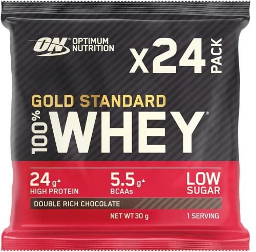 Optimum Nutrition Gold Standard 100% - Whey Protein 24x31g Double Rich Chocolate