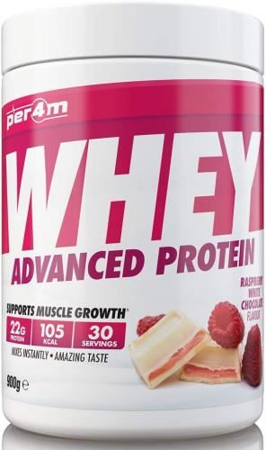 Per4m Whey Advanced Protein - 900g Raspberry White Chocolate