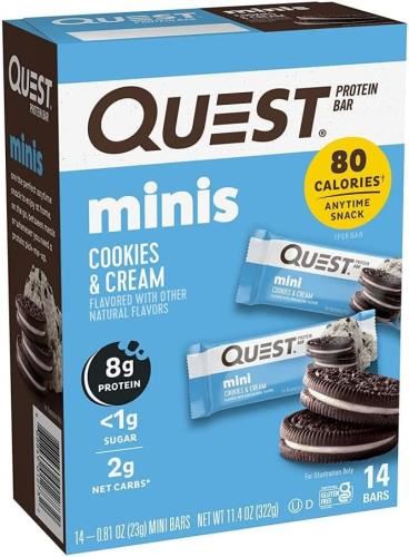 Quest Nutrition Mini Protein Bar - 8x32g Cookies & Cream