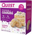 Quest Nutrition Frosted Protein Cookies - 8x25g Birthday Cake