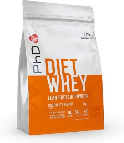 PhD Nutrition Diet Whey Protein - 1kg Chocolate Peanut