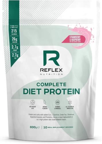 Reflex Nutrition Complete Diet Protein - 600g Strawberry and Raspberry