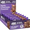 Optimum Nutrition Crunch Protein Bar - 10x70g Nutty Choc Caramel