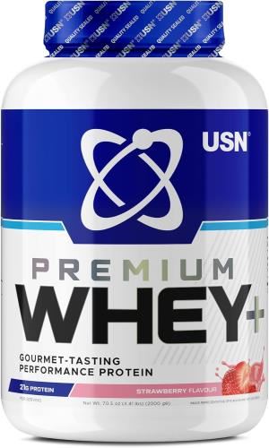 USN Premium Whey+ Protein - 2kg Strawberry