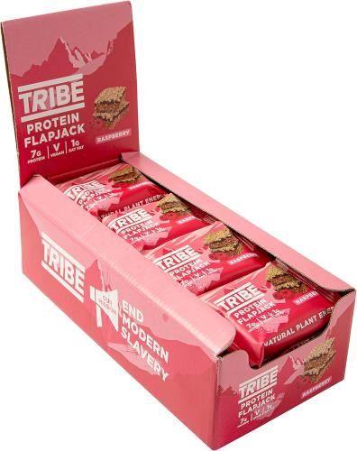 Tribe Protein Flapjack - 12x50g Raspberry