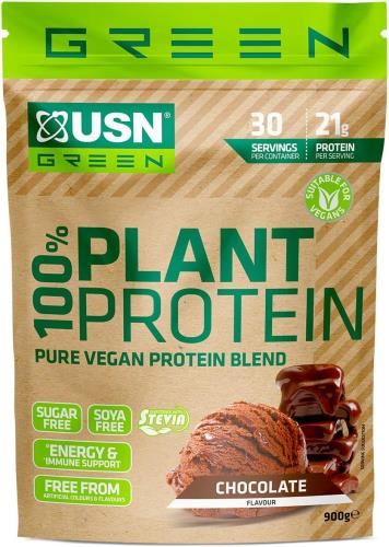 USN 100% Plant Protein - 900g Chocolate