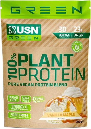 USN 100% Plant Protein - 900g Vanilla Maple