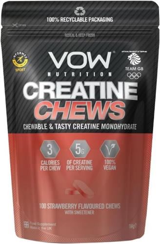 Vow Nutrition Creatine Chews - 100 Tabs Strawberry