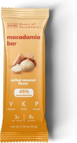 House Of Macadamia Vegan Bar - 12x50g Salted Caramel