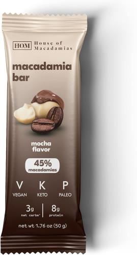 House Of Macadamia Vegan Bar - 12x50g Mocha