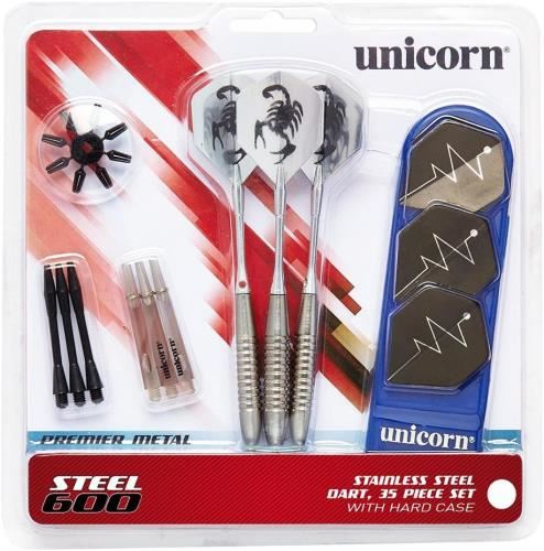 Unicorn Darts Set: Steel Tip - Steel 600: 25g