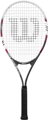 Wilson Tennis Racket - Fusion XL Grip 3: White/Red/Black