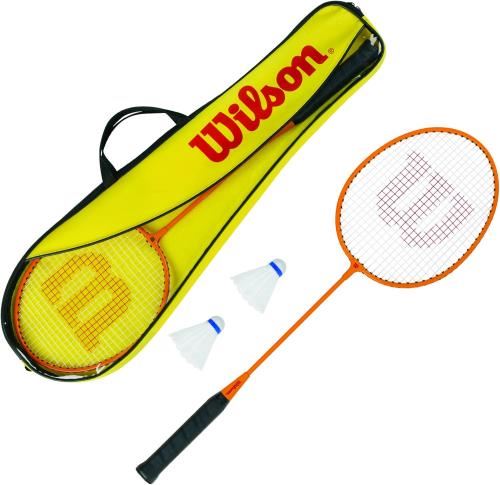 Wilson Badminton Racket - 2 Player Set: 2 Rackets, 2 Shuttles & Carry Bag