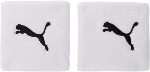 Puma Wristbands - White: 2 Pack