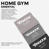 Picture of RDX: Resistance Band Set TPE Flat - B2 Greys/Black: Set of 3 (10, 15, 20 lbs)