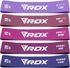 RDX: Resistance Band Set Latex - B1 Multi Purples Set of 5