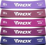 RDX: Resistance Band Set Latex - B1 Multi Purples Set of 5