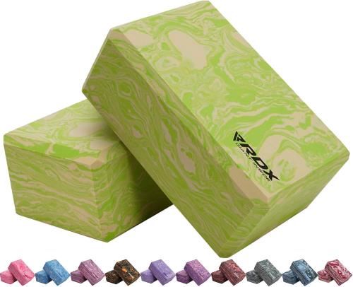 RDX: Yoga Block EVA Foam - Green/White