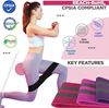 Picture of RDX: Resistance Band Set Fabric - Multi Purples: Set of 3 (Heavy Duty)